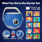 Kids Book Projector - 5 Read-Aloud Stories, 5 Songs, Night Light & Soothing Dream Music | Children Ages 3+ Storytime Projector For Kids & Toddlers | Educational Toys, Owl