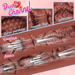 Realistic Male Masturbator with Soft TPE Skin and Tight Vagina and Anus for Hands-Free Pleasure