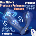 Anal Sex Toy Prostate Massager Vibrator With Remote Control, Adult Sex Toys And Games, Butterfly Vibrators For Perineum & Prostate Massage, Rotating & Vibrating Butt Dildo Anal Plug Male Prostate Toy