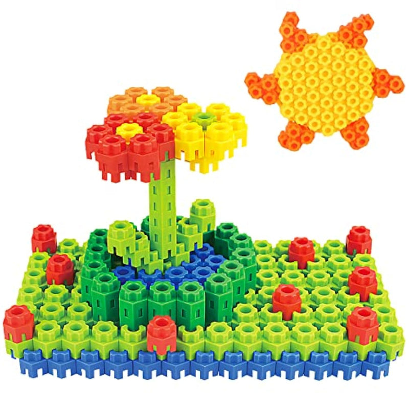 Hexagonal Building Blocks 160 Piece, Stem Toys Building Sets Kids Building Toys For 5+ Year Old Boys Girls, Educational Kids Toys Connecting Toys Preschool Classroom Must Haves Birthday Gifts