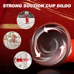 8" Strawberry Fantasy Knot Dildo With Strong Suction Cup, Silicone Animal Monster Dildo Cute Large Butt Plug With 3 Knots, Fantasy Anal Sex Toys For Women & Men