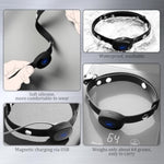 Bdsm Electric Shock Neck Collar For Male Female, Silicone Adjustable Collar E-Stim Bondage Device With Lock & Remote Control Set, Sm Restraints Role Play Adult Sex Toys For Men Women Couples
