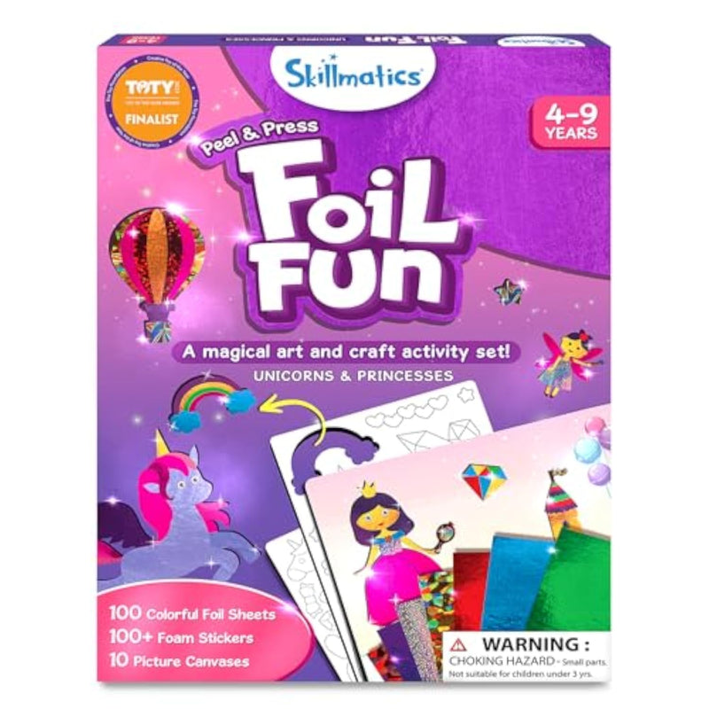 Foil Fun Unicorns & Princesses Foil Art & Craft Gift for Kids