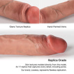 9 Inch Thick and Long Dildo, Big Dildo Without Balls, Realistic Silicone Toy with Strong Suction Cup, Sex Toy Compatible with Strap-on Harness, Sex Toy. No.30.