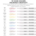 20 Color Micro Fineliner Pens, Waterproof Fine Tip Drawing & Journaling Set