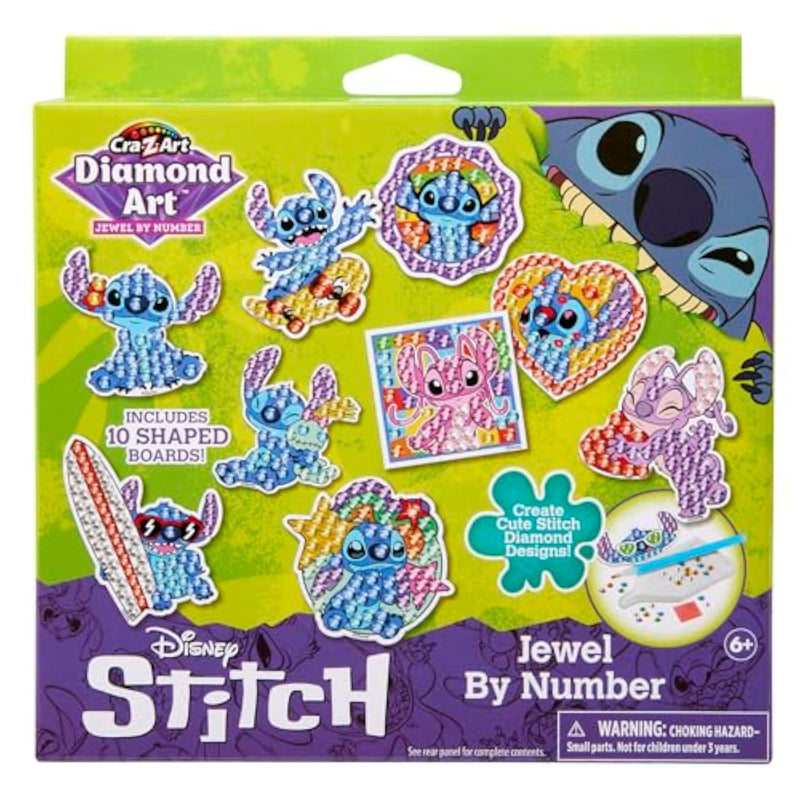 Cra-Z-Art Disney Stitch Gem by Number 10 Pack