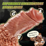 ?Dwarf?9 Inch X Circumference 9.8 Inch Anal Dildos Adult Toys, Strong Suction Cup Dildo Anal Sex Toys For C U G-Spot Stimulation, Huge Dildo Womens Sex Toys For Men Couples,Xl, Flesh