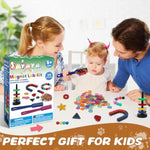 122 Pcs Magnetic Science Kit For Kids - Magnetic Balls, Bingo Wands With Chips, Diy Magnet Toys For Kindergartners, Back To School Supplies, Educational Learning Activities For Classroom