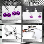Adjustable Pressure Nipple Sex Toys Non Piercing Nipple Clamps For Sex Nipple Clamps For Women
