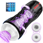 Automatic Male Masturbator Sex Toys For Men - Male Masterbator Blowjobsex Machine Sex Toy, Hands Free Masturbators Pocket Pussy Male Stroker With 5 Sucking & 10 Vibrating Modes