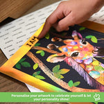 Animal Scratch Art Kit - Create Stunning Lion and Giraffe Artwork for Kids Ages 6+