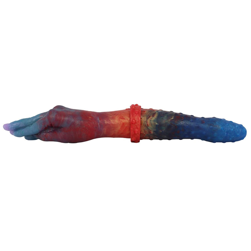 Double Ended Fisting Dildo 13.78 Inches Finger Hand Double End Silicone Dildos Anal Plug Adult Sex Toys For Women
