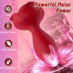 Anal Plug Rose Toy Sex Toys For Couples, Vibrating Butt Plug With 10 Vibration Modes & 360° Rotate Modes Adult Toys, Women Sex Toys Anal Vibrators Rose Sex Toy With Colorful Lighting