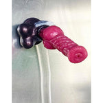 8.26Inch Squirting Dildo Realistic Big Wolf Dildos With Knot, Thick Pink Silicone Suction Cup Big Monster Penis Anal Plug Toys For Women Men Couples (S-Squirting)