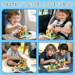60Pcs Mini Magnetic Building Cubes Set, Adventure-Themed Magnetic Blocks, Portable Magnetic Travel Blocks With Iron Case, Educational Toy For Kids Stem & Construction Learning For Kids Aged 3+