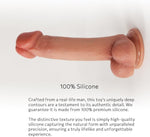 Popping! 8-Inch Big Head Dildo with Thick Huge Glans, Large Rounded Flared and Oversized Glans. Made with Silicone, with Strong Suction Cup, Lossless No.57