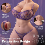 30LB Sex Doll, Adult Toys for Men with Flexible Torso & Dual-Entry