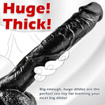 Realistic Dildo, 12.6 Inch Huge Dildos With Powerful Suction Cups For G-Spot Stimulation And Anal Play, Soft Lifelike Fake Penis Big G Spot Dildo Adult Sex Toy For Women Men Couple Pleasure