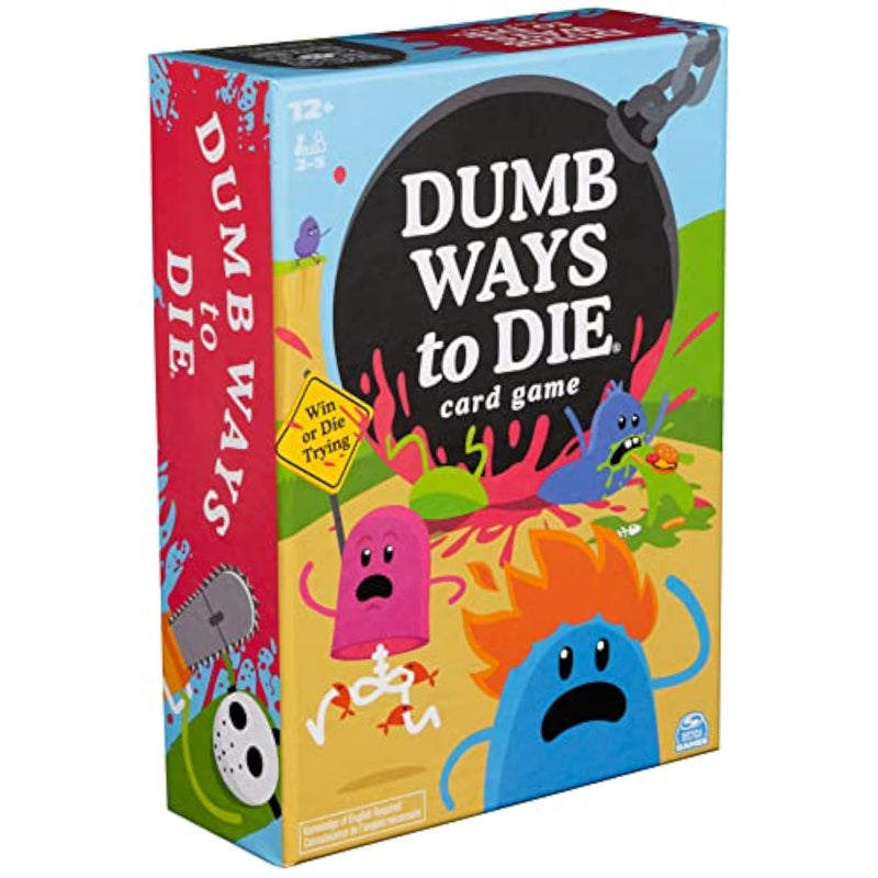 , Dumb Ways To Die, The Viral Meme Card Game From Youtube And Tiktok, Survival Strategy Fun, 2-5 Players, For Ages 12 & Up