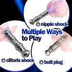 Electric Shock Chastity Electro Stim Prostate Butt Plug Vibrator for Men