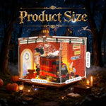 Magic Train Station Book Nook Kit: Acrylic Train 3D Puzzle Model With Lights, Magical Platform Scene Wizard, Xmas Gifts Toy For Boys Girls Kids Teens Adults, Desk Room Decor Home Decoration 8+