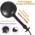 Silicone Wearable Inflatable Butt Plug Silicone Anal Sex Toys Trainer Anal Sex Toy Stimulator Couples Prostate Massager Expander G-Spot Dildo Thrusting Toys