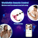 Anal Beads Vibrator Sex Toys - 14.5 Inch App Remote Control Butt Plug G-Spot Vaginal Prostate Massager With 9 Vibrating Modes, Waterproof Penis Ring Vagina Stimulator Adult Toys For Men & Women