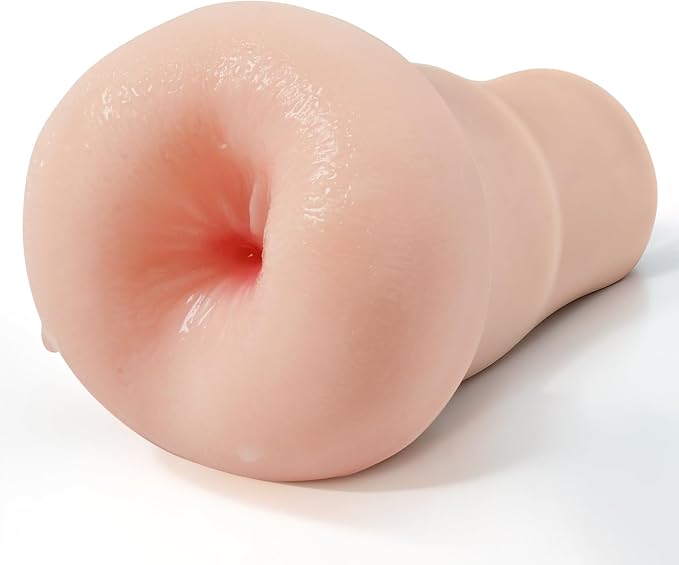 Textured Anal Male Masturbator Sleeve for Compatible Pump Cylinders, Soft TPE