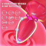 Vibrating Butt Plug Anal Sex Toys, 360° Rotating Anal Plug Vibrator With App Remote Control & 9 Vibrating Modes, Small Roes Sex Toy G Spot Butt Plug Vibrator For Beginners & Couple Sex Games