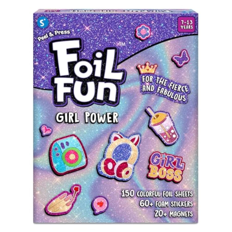 Foil Fun Girl Power Foil Art and Craft Activity Gift for Tweens