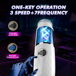 Automatic Male Masturbator, Adult Sex Toy For Men With 3 Speed Settings, 7 Thrusting And Rotation Modes, 6 Types Of Real Person Moaning