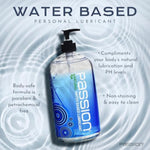 Passion Natural Water-Based Personal Lubricant, 16 Fl Oz - Premium, Non-Sticky, Easy-To-Clean Formula For Smooth, Comfortable Use
