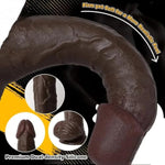 12.5" Huge Thick Black Horse Dildo - 8" Girth Xxl Bbc Dildos With Large Suction Cup, Realistic Big Dual-Density Silicone Dildo For Vagina Anal Play, Massive Adult Sex Toys & Games For Men Women Gay