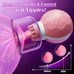 Sex Toys Nipple Toys 4-In-1 Nipple Vibrator Sex Toy Women 10 Powerful Rotation Modes, Adult Toys Juguetes Sexuales Sex Toys Vibrating Rose Nipple Clamps Adult Sex Toy For Women Couples
