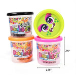 4in1 Modeling Dough Set with 4 Neon Colors, 3 oz Cans