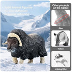 16Pcs Mini Arctic Animals Figurines Toys, Winter Polar Animals Toys For Kids Include Polar Bear, Caribou, Orca, Wolf Figurines Cake Toppers Birthday Gifts For Preschool Kids