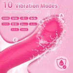 Strap On Dildo Vibrator Sex Toys Wearable Harness Silicone Dildos With 10 Modes & Strong Suction Cup Anal & G-Spot Stimulation Adjustable