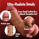 Realistic Pocket Pussy Dildo Silicone Male Masterbator Onahole 2 in 1
