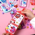 36 Sets Valentine's Day Foam Bookmark Craft Kit for Kids, DIY Cards & Ornaments