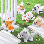 36 Pcs Horse Plush Stuffed Animals Bulk 3.15 Inch Cattle Horse Party Favors Realistic Stuffed Animals Stuffed Mini Plush Pets Toy For Farm Themed Birthday Party Gift Keychain