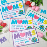 24 Sets Mother’s Day Religious Craft Kit for Kids, DIY Heart Sign Sunday School Activity