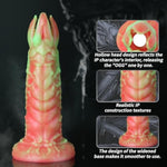 6.7" ?Zerger?Ovipositor Dildo With Suction Cup, Anal Plug With Egg Models, Anal Training Set Sex Toy,Carnivorous