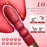 Sex Toys Dildo Vibrator For Women - Soft Silicone Women Sex Toys G Spot Vibrator With 10 Vibrating Modes, Waterproof & Usb Magnetic Rechargeable Couples Female Adult Toys For Nipple, Anal, Clit
