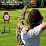 Bow And Arrow Set For Kids With Led Lights-Archery Set With 10 Suction Cup Arrows, Quivers & Standing Target, Outdoor Toys For Kids Boys & Girls Ages 3-12 Years Old