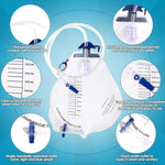 21 Pcs Men External Condom Catheter Self Sealing Sets Include 5 Pcs 2000Ml Urinary Drainage Bags With Tube 15 Male Urine Condom Catheters And 1 Leg Anti Slip Strap For Men(1.26 Inches/ 32 Mm)