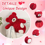 Big Teddy Bear Large Teddy Bear Stuffed Animal Birthday Valentines Day Plush For Kids And Girlfriend 36 Inch Red