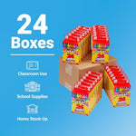 576 Count Bulk Crayons, 24 Packs of 24 for Classroom & Home Art Supplies