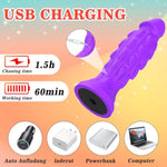 Harness Strap-On Vibration Realistic Dildos - Adjustable Strapless Strap-On Dildos With 10 Modes & 2 Dildos Silicone Anal G-Spot Stimulation Sex Toys For Women Couples Lesbian - Remote Control