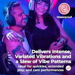 Fluffer G-Thing Bulb Vibe - App Remote Control G-Spot Stimulator Wearable Panty Vibrator, Hidden And Hands Free Sex Toy Secret Vibrator With Bluetooth, Couples Sex Toys, Body Safe - Purple