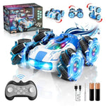 Remote Control Car 4Wd With 360° Rotating Drift Stunt Rc Cars | 2.4Ghz Remote Control With Cool Lights,All-Terrain Off-Road Toy | Ideal Christmas & Birthday Gift For Kids Ages 4-7 8-10 10-13